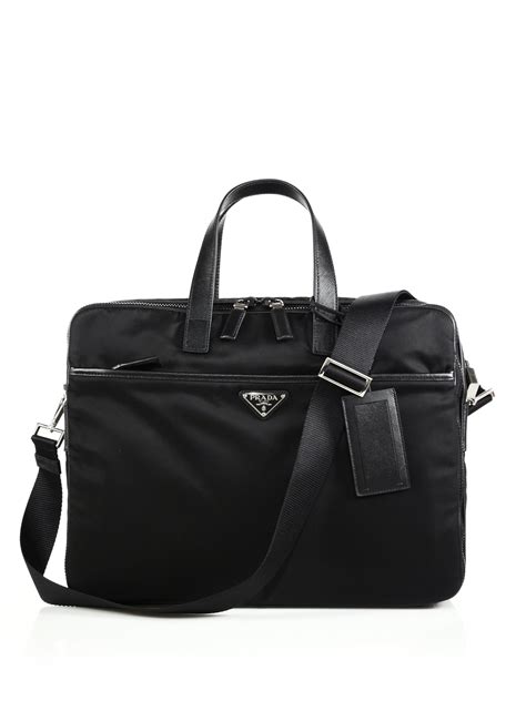 prada work bag men's|prada computer bag.